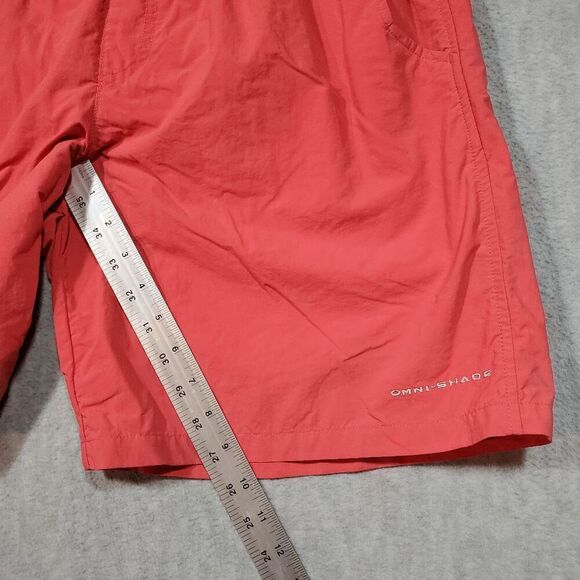 Columbia Shorts Men Pink Medium Water Backcast III Outdoor Trunks PFG Omni Shade - Picture 5 of 8